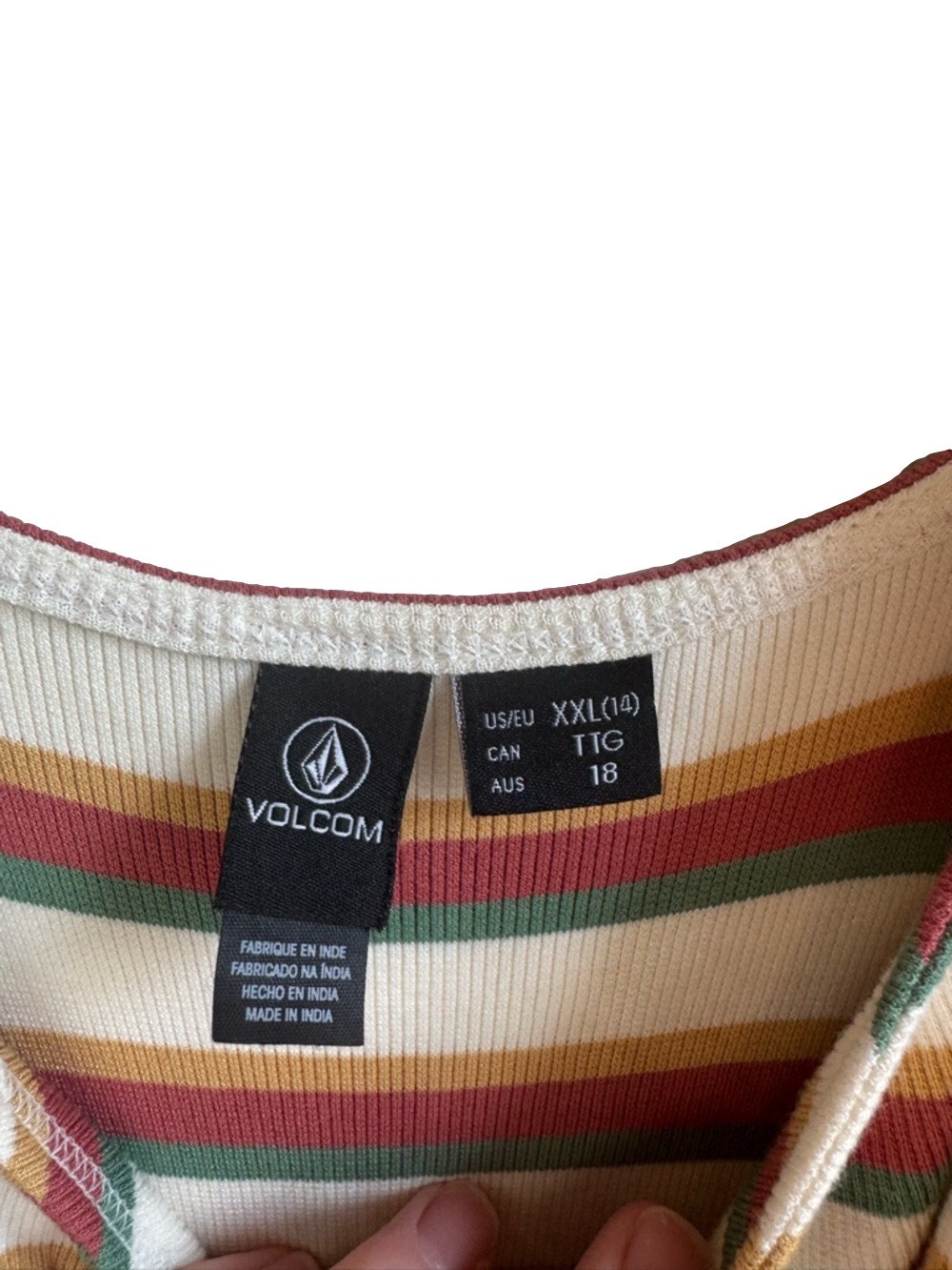 VOLCOM ‘Dance Strides’ Ribbed Dress - Picture 7 of 15